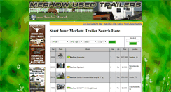 Desktop Screenshot of merhowusedhorsetrailerdealer.com